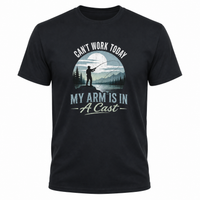 Load image into Gallery viewer, "Can't Work Today"  Funny Fishing Men's T-Shirt - Graphic Casual Tee