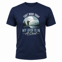 Load image into Gallery viewer, "Can't Work Today"  Funny Fishing Men's T-Shirt - Graphic Casual Tee