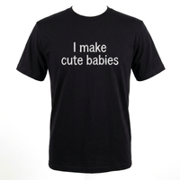 Load image into Gallery viewer, I Make Cute Babies Funny Men's T-Shirt - Heavyweight Cotton Classic Fit