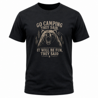 Load image into Gallery viewer, "Go Camping" Funny Camping T-Shirt for Men