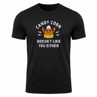 Load image into Gallery viewer, "Candy Corn Doesn't Like You Either" Funny Halloween T-Shirt