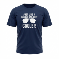 Load image into Gallery viewer, Just Like a Regular Dad, Only Cooler - Cool Dad Aviation Sunglasses Graphic T-Shirt