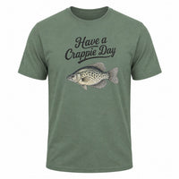 Load image into Gallery viewer, "Have a Crappie Day" Funny Men's Fishing T-Shirt