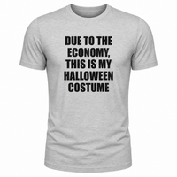 Load image into Gallery viewer, 'Due to the Economy' Men's Funny Halloween Costume T-Shirt