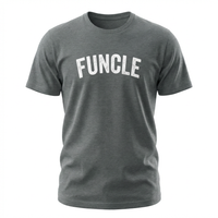 Load image into Gallery viewer, "Funcle" Graphic Cotton T-Shirt – Classic Fit Heavyweight Tee
