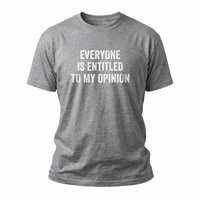 Load image into Gallery viewer, Funny Opinion T-Shirt - 'Everyone is Entitled to My Opinion' - Humorous Cotton Tee