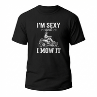 Load image into Gallery viewer, I'm Sexy and I Mow It - Lawn Mower T-Shirt | Funny Gardening Gift for Him | Unique Graphic Tee | 100% Cotton