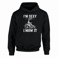 Load image into Gallery viewer, Men's 'I'm Sexy and I Mow It' Graphic Hoodie