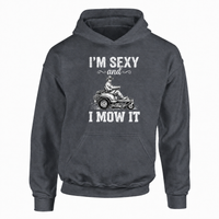 Load image into Gallery viewer, Men's 'I'm Sexy and I Mow It' Graphic Hoodie
