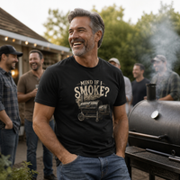 Load image into Gallery viewer, "Mind If I Smoke" BBQ Smoker Men's Graphic T-Shirt
